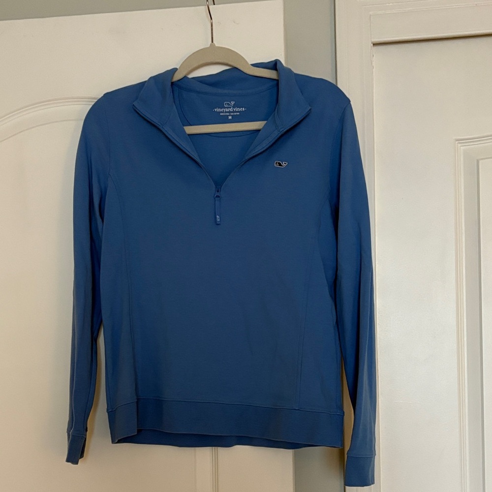 Vineyard Vines Blue Quarter-Zip Sweatshirt